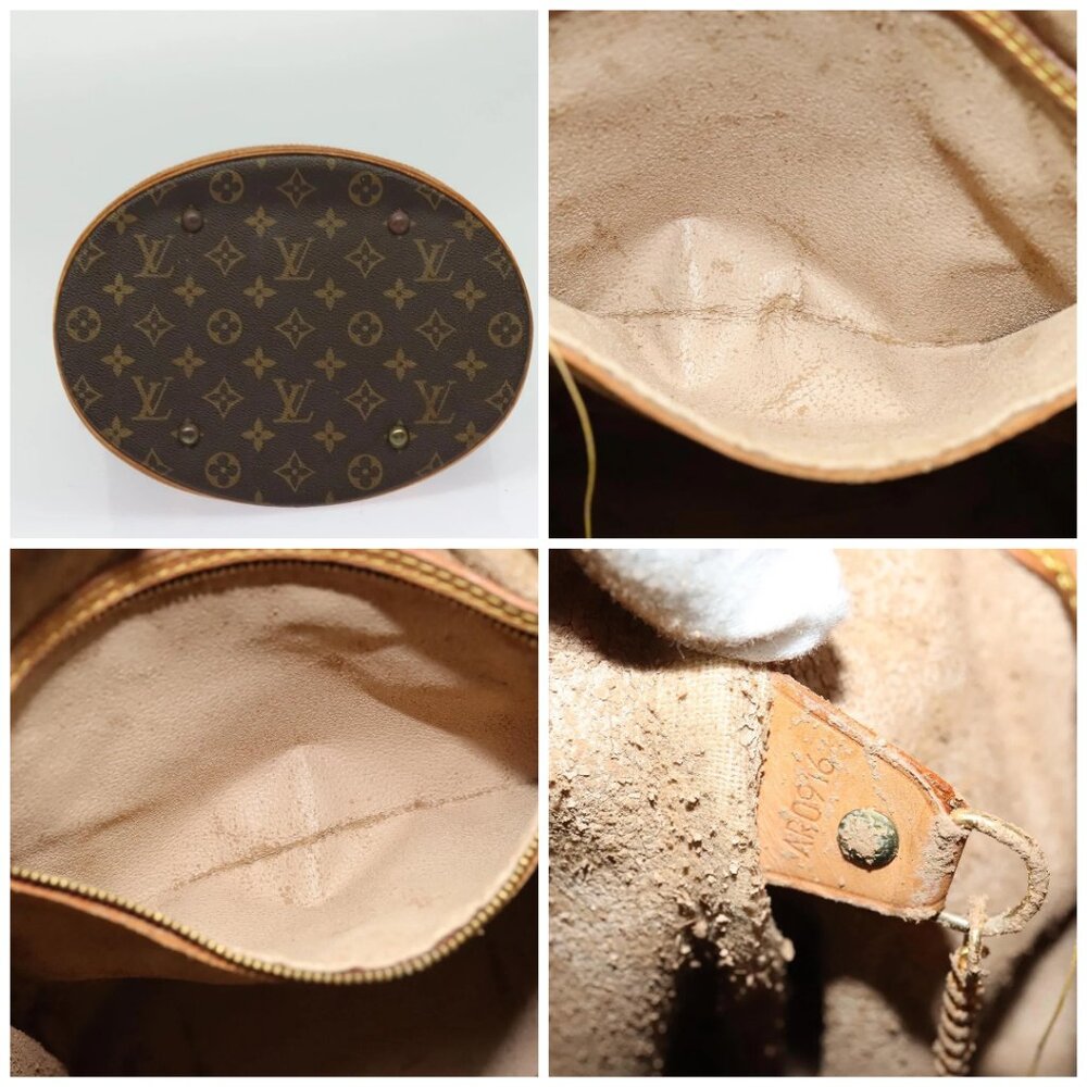 LOUIS VUITTON Monogram Bucket GM Shoulder Bag M42236 LV Auth 139551 - Picture 15 of 15